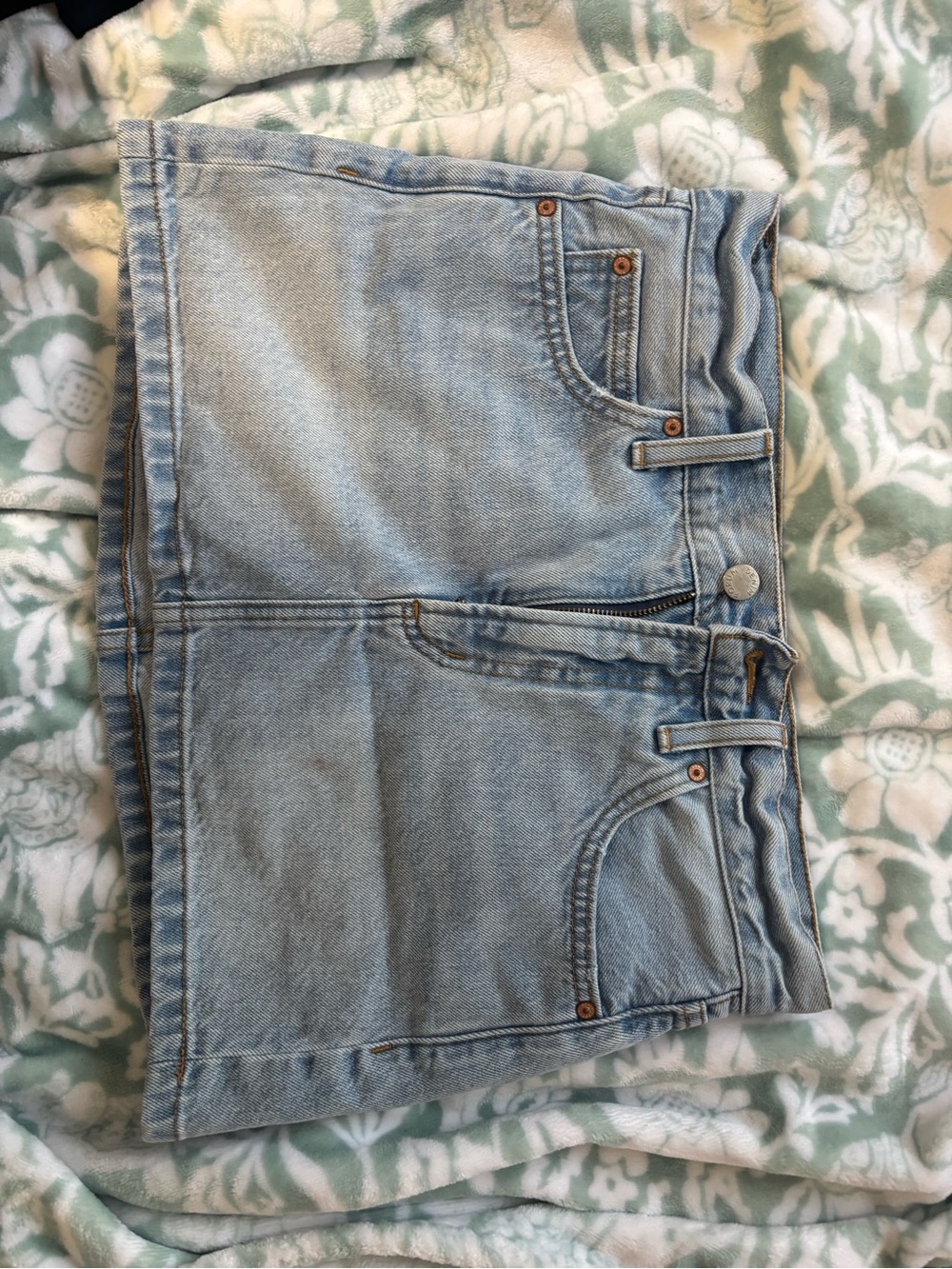 Aritzia Denim Forum Jean Skirt.